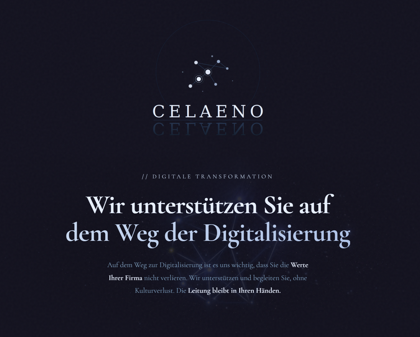 Blog - celaeno.ch ist live – frisch, modern und mit neuem Gesicht