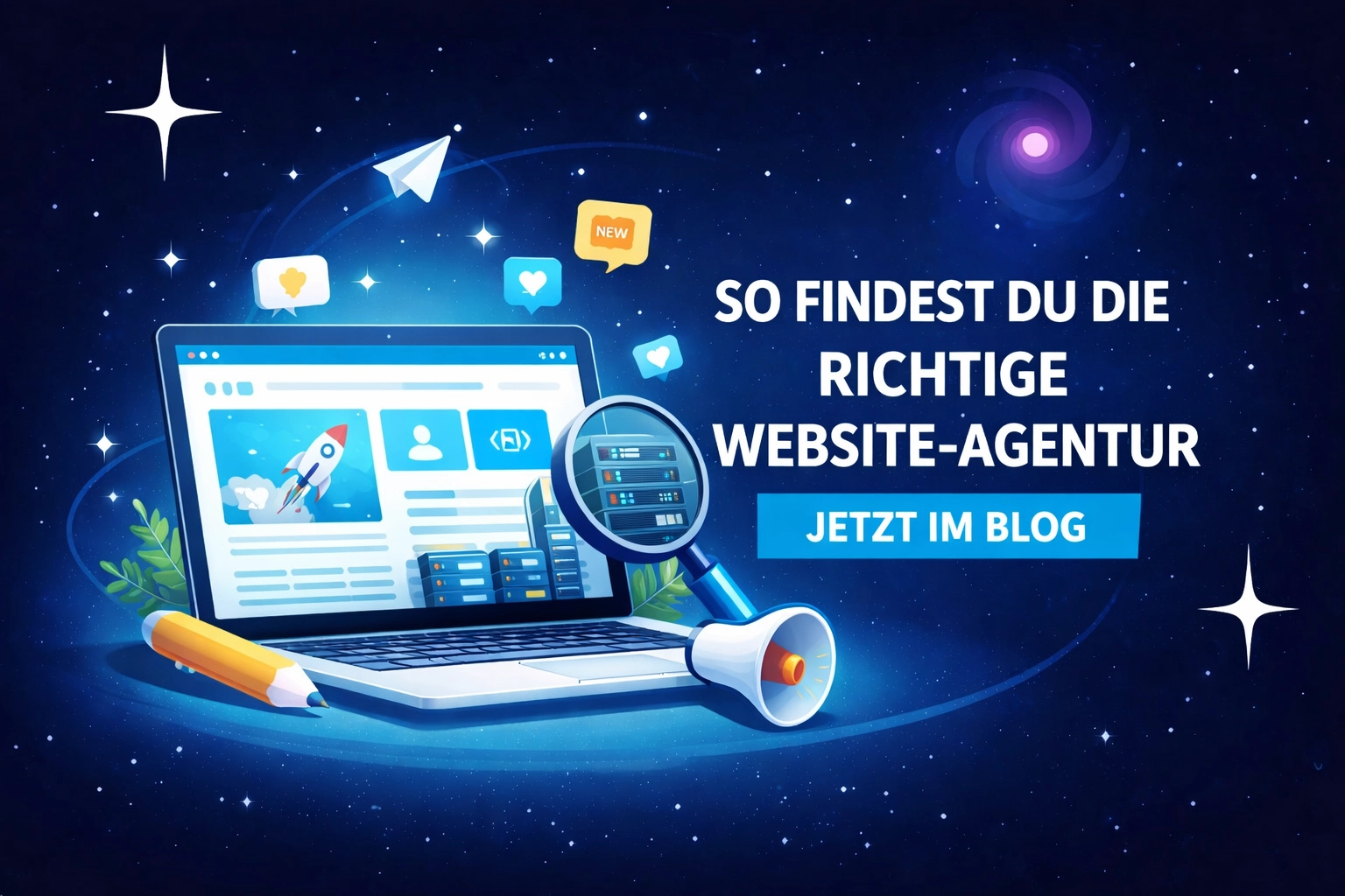 Blog - Wie finde ich die passende Website-Agentur?